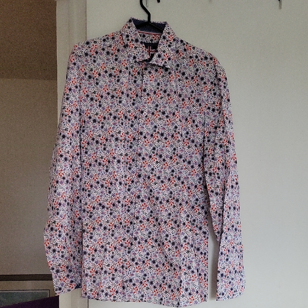 SOUL of London NEW Men's Floral Button Down Shirt - Multicolor